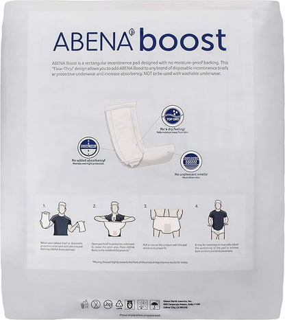 Abena BOOST Fluff Incontinence Pads 120 Count