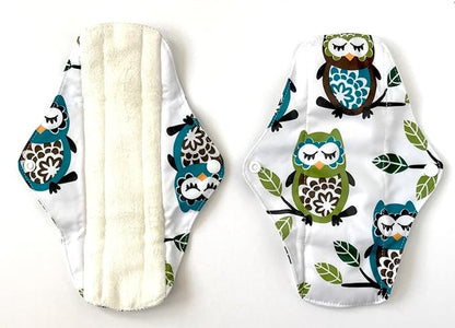 Luna Cup Period Menstrual Panties, Set 3, and 2 Washable (3 M/L 2 Pads)