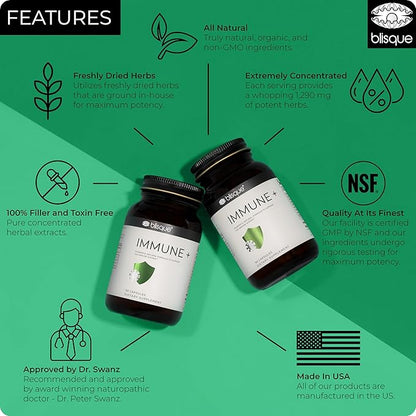 Blisque – Natural Immune Support Supplement 90 Capsules