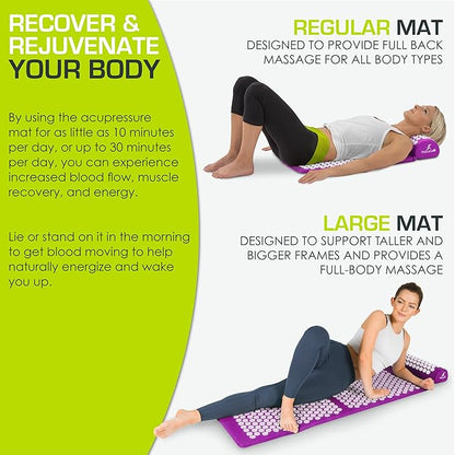ProsourceFit Acupressure Mat and Pillow Set