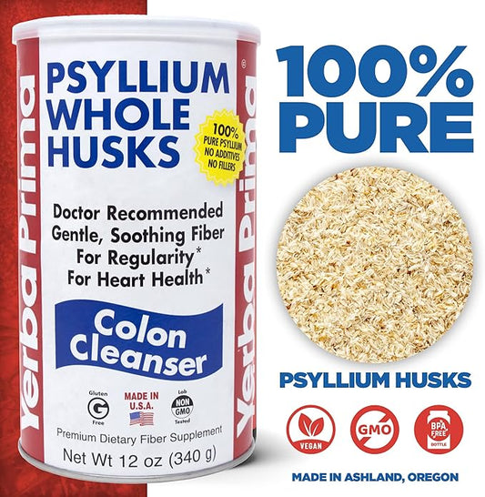 Yerba Prima Psyllium Husk, 12 Ounce 3) -