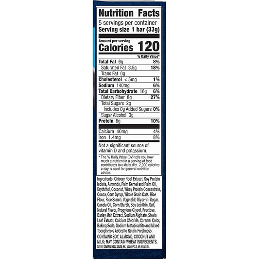 Fiber One Protein Chewy Bars, Coconut Almond, 5 ct.