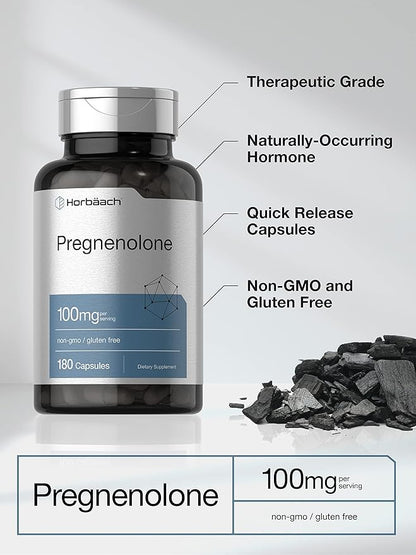 Horbäach Pregnenolone 100mg 180 Capsules