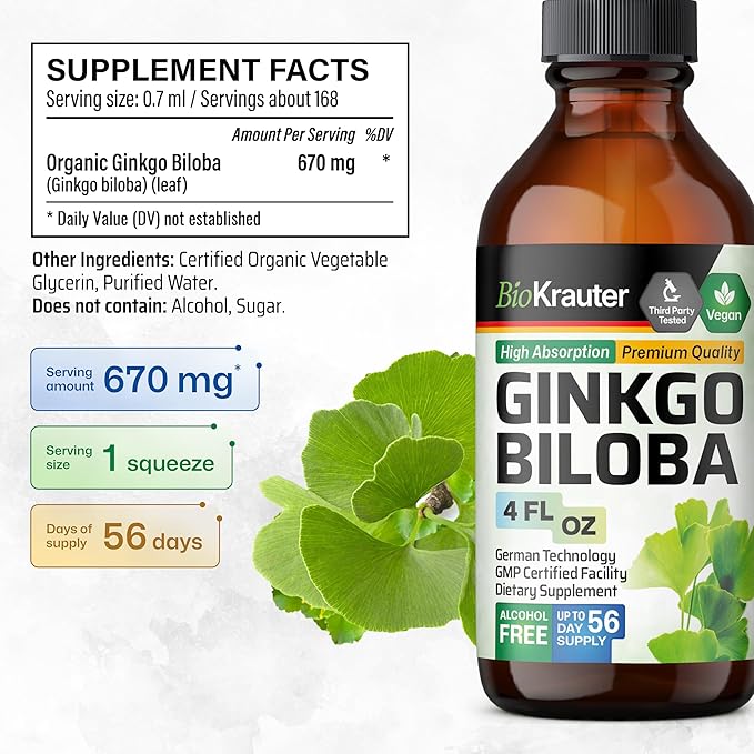 Ginkgo Biloba Extract 4 Fl