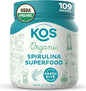 KOS Organic Spirulina Powder 109 Servings (13.5oz)