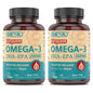 DEVA Vegan Omega-3 DHA-EPA, from Micro Algae, Delayed Release, 90 Vegan Capsules (Pack of 2)