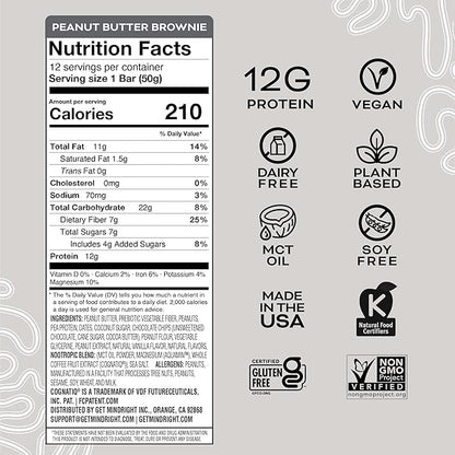 Mindright Superfood Vegan Protein Bar 12 (Peanut