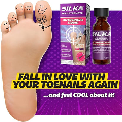 SILKA Max Strength Antifungal Liquid 1%, 0.45 0.45 Fl 2