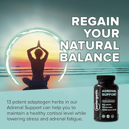 Adrenal Support Supplements │ Cortisol Manager, 60 Pills