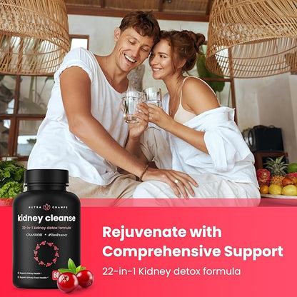 Kidney Cleanse Detox & Repair 22-In-1 Kidney 50:1 Cranberry