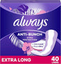 Always Anti-Bunch Xtra Protection Daily Liners 40 Count