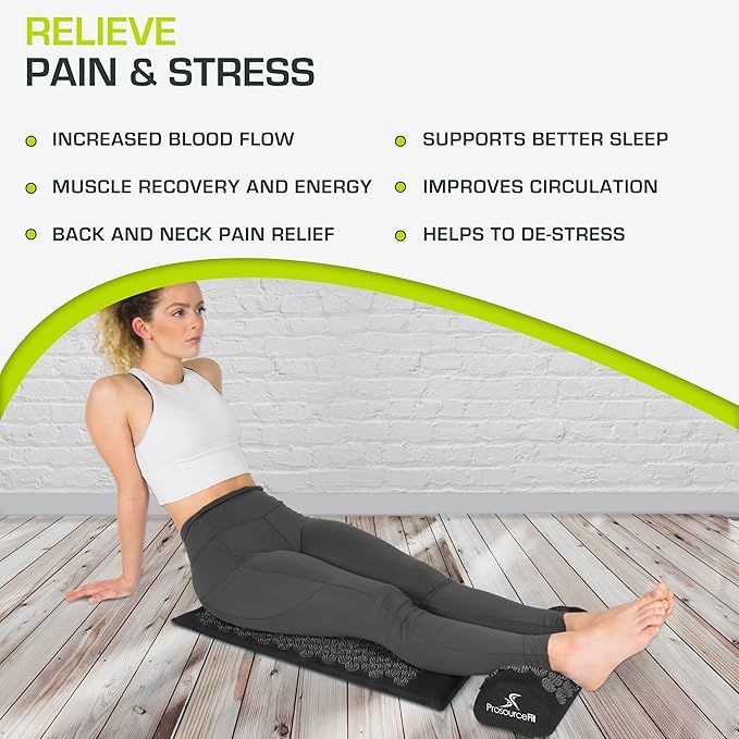 ProsourceFit Acupressure Mat and Pillow Set