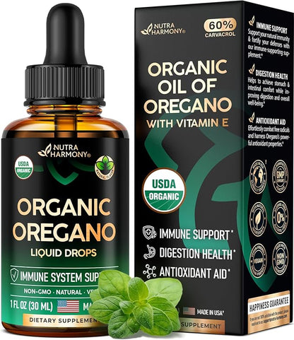 USDA Organic Oil of Oregano 1 fl