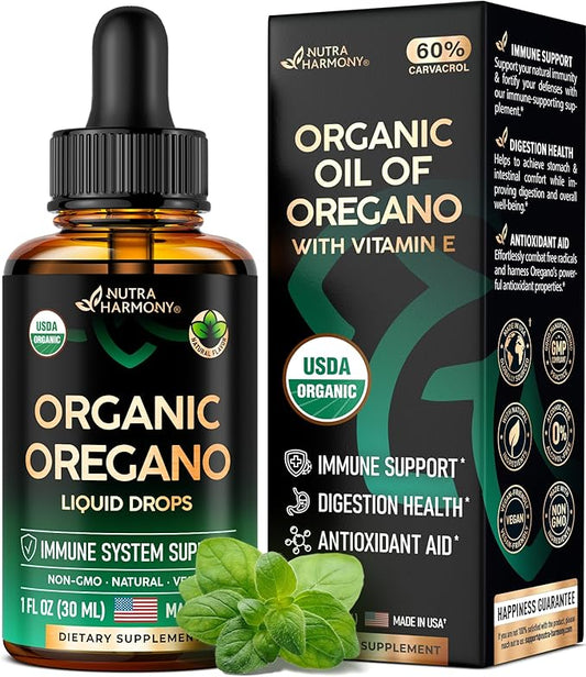 USDA Organic Oil of Oregano 1 fl