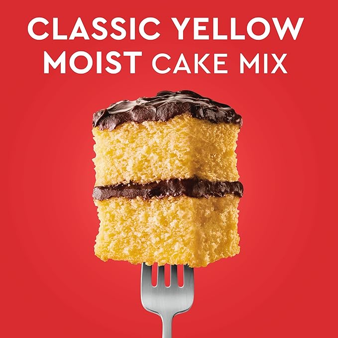 Duncan Hines Classic Cake Mix, Yellow, 15.25 oz (Pack of 5)