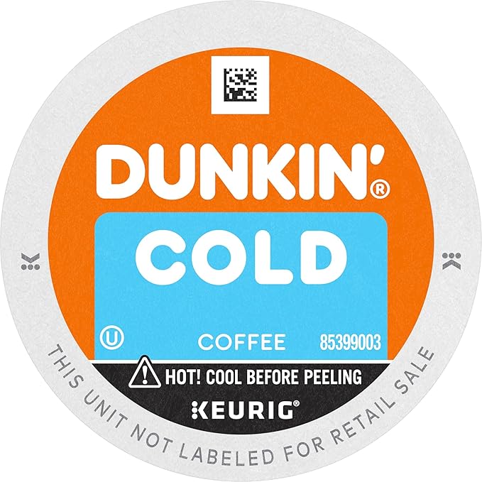Dunkin' Cold Coffee, 60 Keurig K-Cup Pods