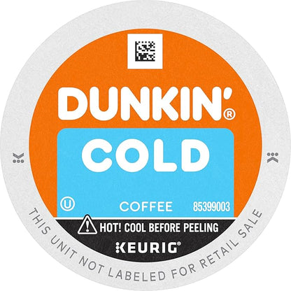 Dunkin' Cold Coffee, 60 Keurig K-Cup Pods