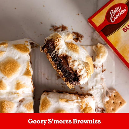 Betty Crocker Delights Supreme Triple Chunk Brownie Mix, 17.8 oz