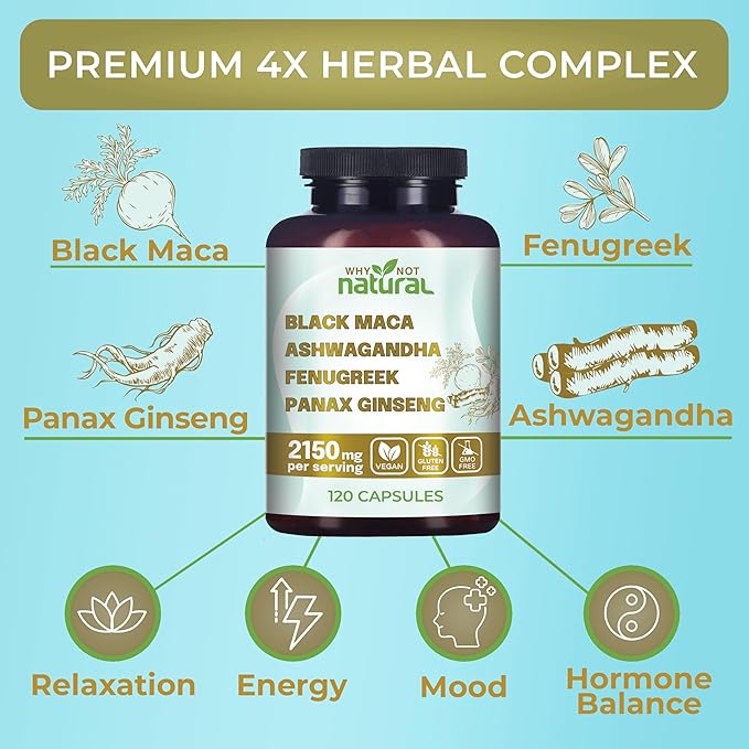 Why Not Natural 4-in-1 Organic Black (120 Count 1)