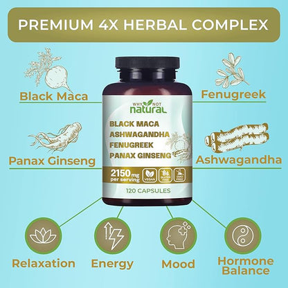 Why Not Natural 4-in-1 Organic Black (120 Count 1)