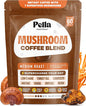 Pella Nutrition Organic Mushroom Instant Coffee (60 Servings) with 7 Superfood Mushrooms, Great Tasting, Includes Lion's Mane, Reishi, Chaga, Cordyceps, Shiitake, Maitake, and Turkey Tail