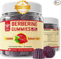 Berberine Supplement 1500mg with Soluble Fiber, B1, B3 & B6, Sugar Free Berberine HCL Gummies, High Bioavailability AMPK Activitor for Metabolism Balanced, Daily Digestive & Gut Health, 120 Cts