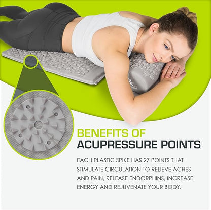 ProsourceFit Acupressure Mat and Pillow Set