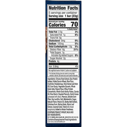 Fiber One 70 Calorie Chocolate Peanut Butter, 5 Bars