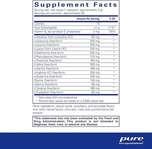 Pure Encapsulations Amino Replete 8.5 Ounces