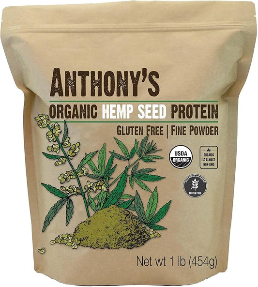 Anthony's Organic Hemp Seed Protein, 1