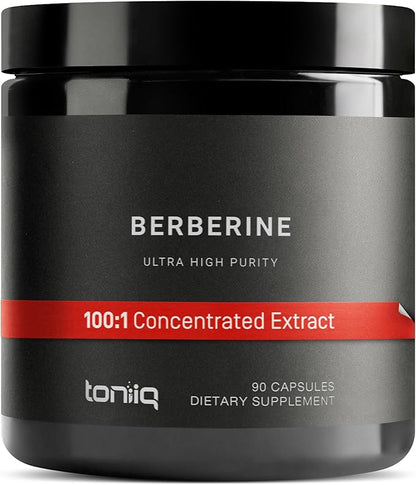 Ultra High Strength Berberine HCl 500mg from The Himalayas - Berberine Supplement - 97% Tested Purity Extract - Wild Harvested - Concentrated Berberine 500mg Supplements -90 Veggie Capsules