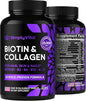 Biotin Vitamins for Hair, Skin & Nails 5000mcg, Keratin 60 Caps