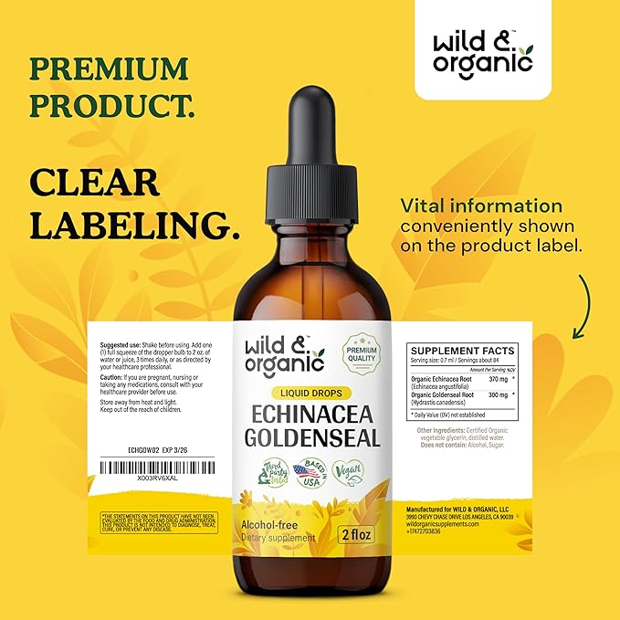 Echinacea Goldenseal Tincture 2 oz