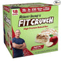 FITCRUNCH Snack Size Protein Bars, 6-Layer Baked Bar, 3g of Sugar & Soft Cake Core (18 Bars, Apple Pie)