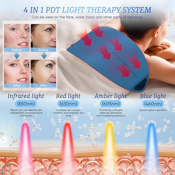 Multifunction Red Light Therapy for Face 850nm Near-Infrared