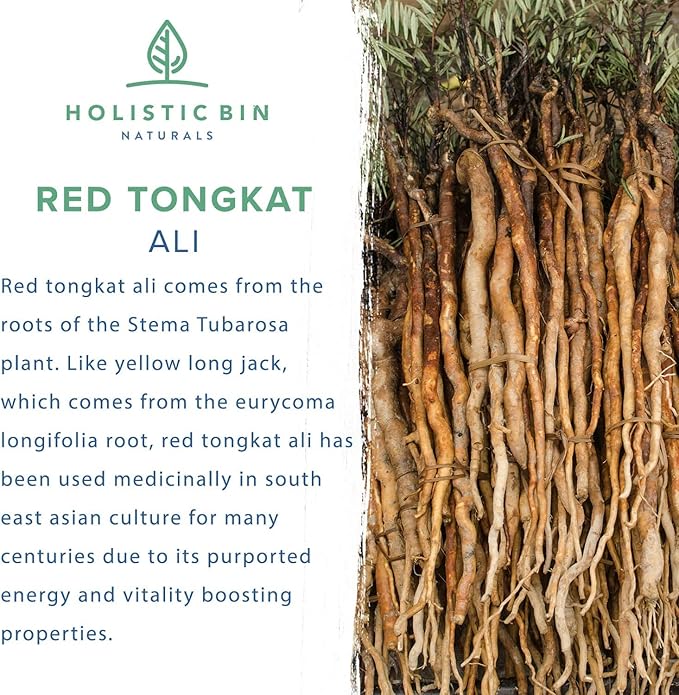 Red Tongkat Ali (Stema Tuberosa) Powder 100% Pure,