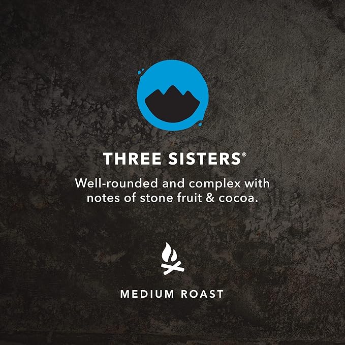 Three Sisters, Kicking Horse Coffee, Medium Roast, Ground, 10 oz - Certified Organic, Fairtrade, Kosher Coffee