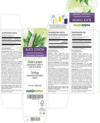 Naturalma Black cohosh (Cimicifuga racemosa or 4 fl
