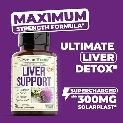 Liver Cleanse Detox & Repair 50% Silymarin 30 Days