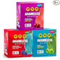 Shameless Snacks Sour Flavors Bundle Healthy Low Carb Keto Gummies Cherry Bomb, Blue Raspberry and Green Apple
