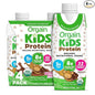 Orgain Organic Kids Nutritional Protein Shake, 8g Dairy 3g Fiber, 22 Vitamins 8.25 Fl (4 Pack)