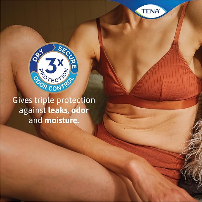 TENA Intimates Overnight Incontinence Pads 135 Count (3 Packs 45)