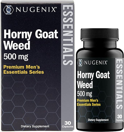 Nugenix Essentials Horny Goat Weed Extract - Epimedium Extract - 30 Capsules