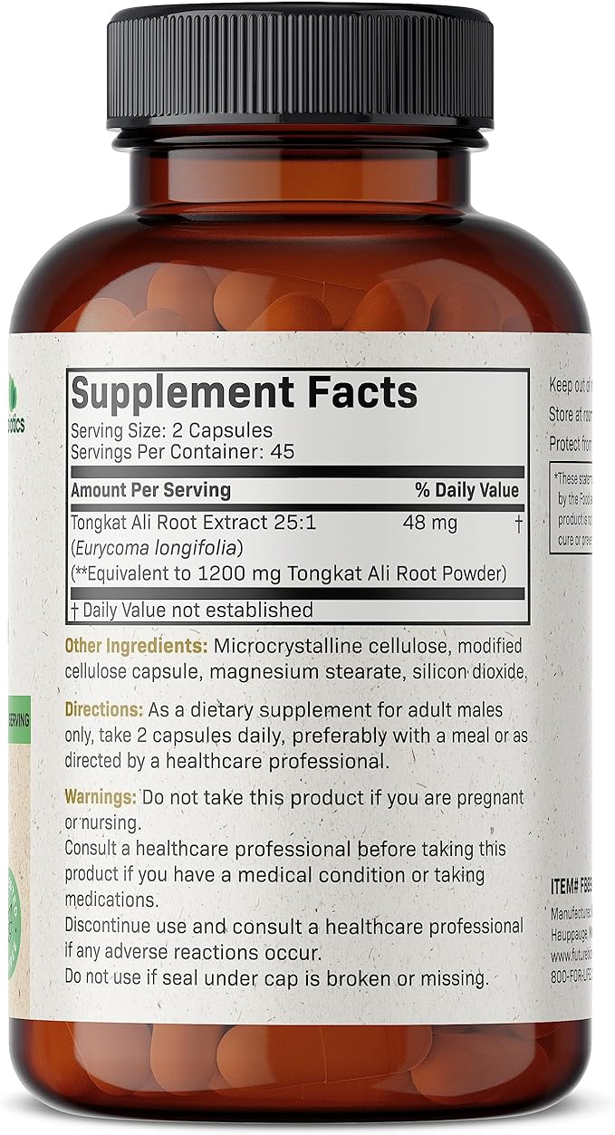 Futurebiotics Longjack Tongkat Ali Extra Strength 90 Vegetarian