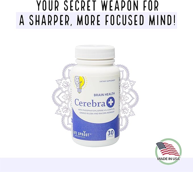 Cerebra+ Brain Health Formula with L-Glutamine 30 Capsules