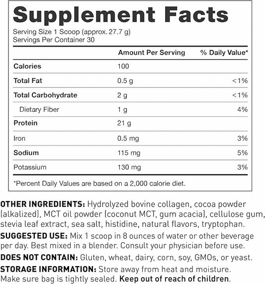 Amy Myers MD Pure Paleo Protein Powder - Clean Grass Fed Pasture Raised Protein - Hormone Free, Non-GMO, Gluten & Dairy Free - Perfect for Keto and Paleo- Mocha Latte - 29.31 oz (831 g)