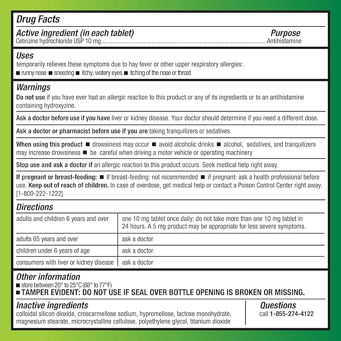 Amazon Basic Care All Day Allergy, 10 mg, 30 Count