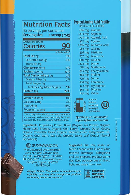 Vegan Protein Powder Plant-based Protein Powder 32 Servings 17g Protein