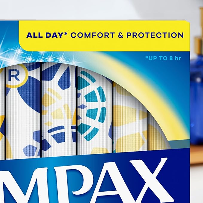 Tampax Pearl Tampons Super Absorbency, 50 Count