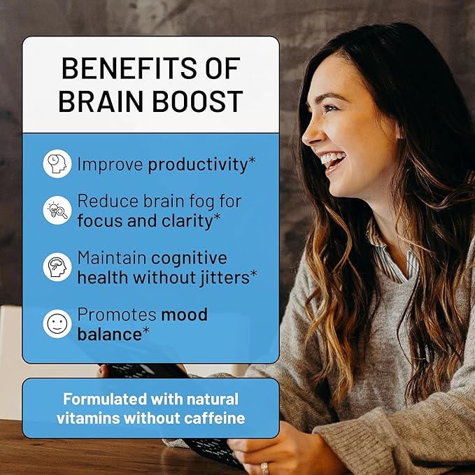 Brain Boost Nootropic Supplement 120 Capsules